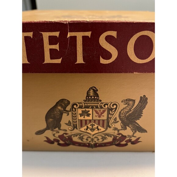 Vtg JOHN B. STETSON Black 3x Beaver STETSONIAN HAT Fedora Men’s Sz 7 1/8 ~ IOB - Picture 16 of 16